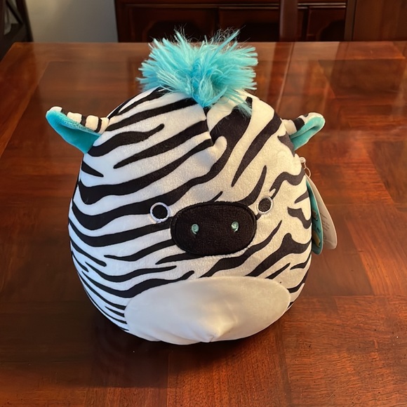 zebra squishmallow name blue